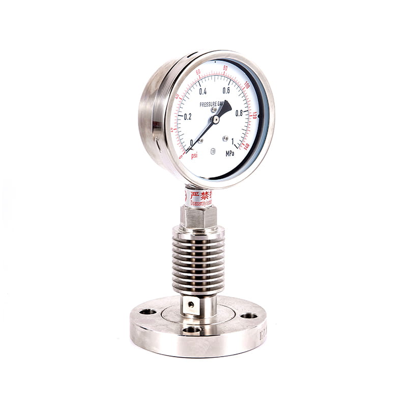Y-M series omnia immaculatam ferro sanitary sterilis diaphragm pressura Gauges Y-M series omnia immaculatam ferro sanitary sterilis diaphragm pressura Gauges