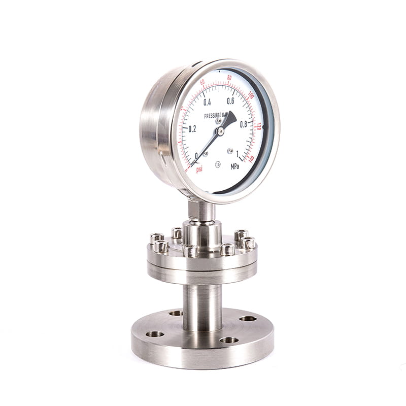 Y-M series omnia immaculatam ferro sanitary sterilis diaphragm pressura Gauges Y-M series omnia immaculatam ferro sanitary sterilis diaphragm pressura Gauges
