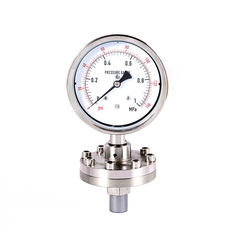 Y-M series omnia immaculatam ferro sanitary sterilis diaphragm pressura Gauges Y-M series omnia immaculatam ferro sanitary sterilis diaphragm pressura Gauges